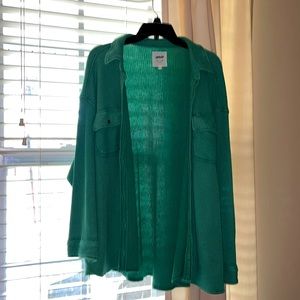 Aerie waffle knit shacket